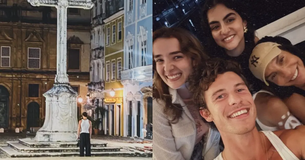 Imagem de Shawn Mendes aproveita passeio por Salvador e encanta fãs com simpatia