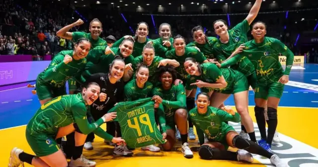 Imagem de Brasil bate Suécia e fecha fase preliminar do Mundial de Handebol com 100% de aproveitamento